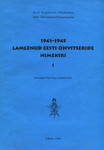 1941-1945 langenud Eesti ohvitseride nimekiri