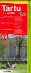 Tartu linna kaart Tartu town map = Tartu Stadtplan