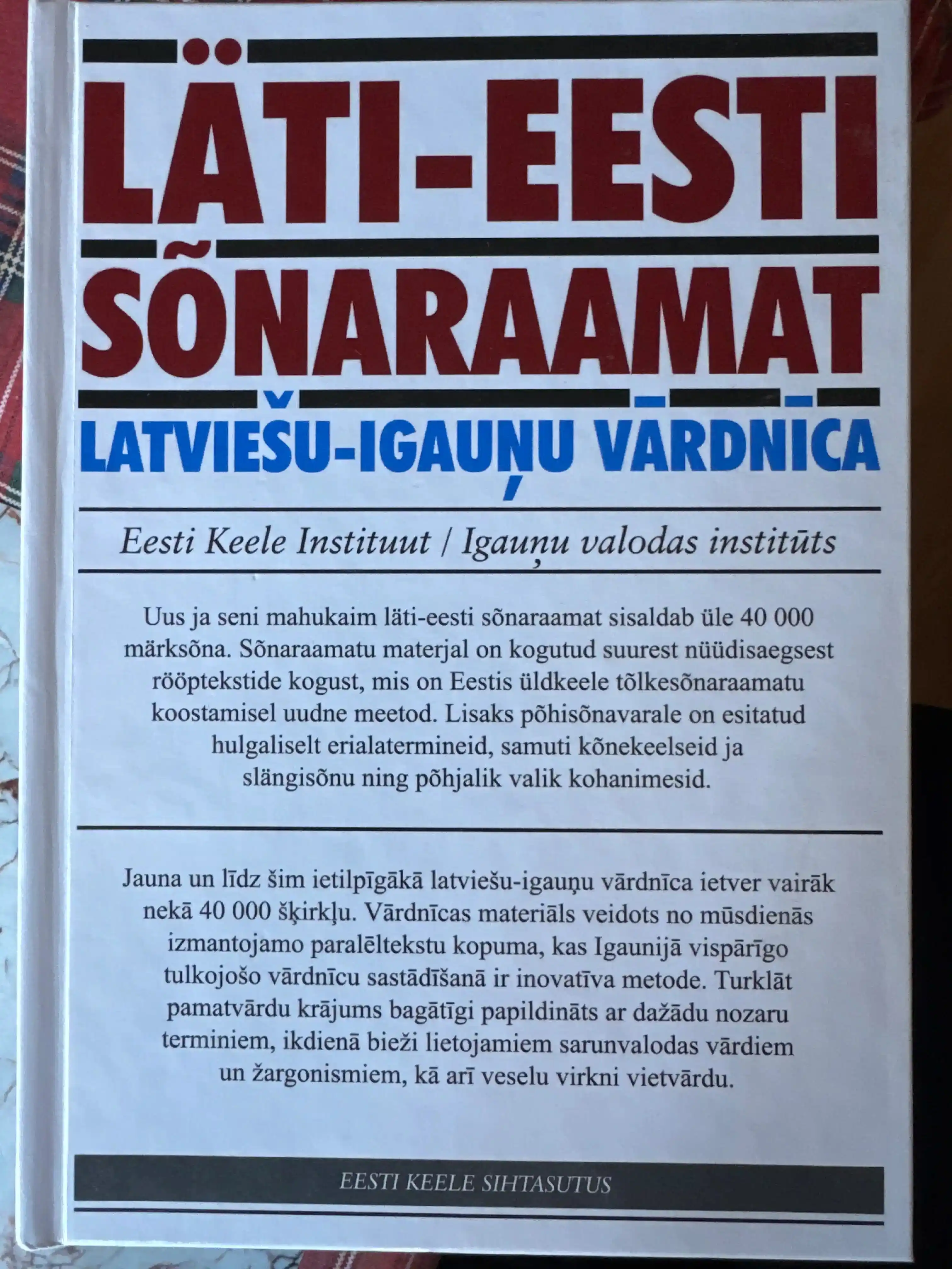 Läti-Eesti sõnaraamat