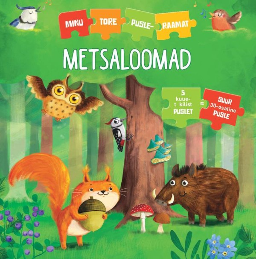 Metsaloomad. Pusleraamat