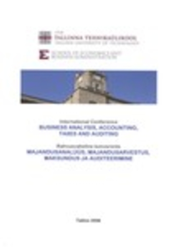 Majandusanalüüs, majandusarvestus, maksundus ja auditeerimine