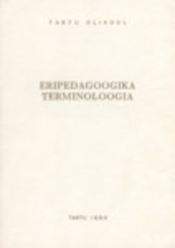 Eripedagoogika terminoloogia
