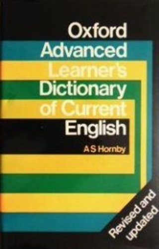 Oxford Advanced Learner's Dictionary of Current English