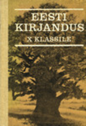 Eesti kirjandus X klassile