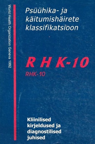 Psüühika- ja käitumishäirete klassifikatsioon RHK-10