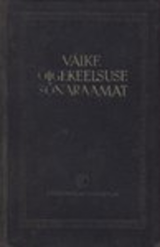 Väike õigekeelsuse sõnaraamat