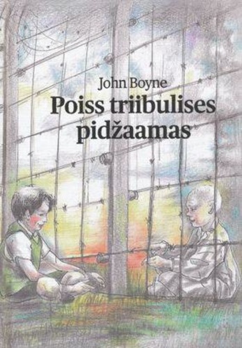 Poiss triibulises pidžaamas