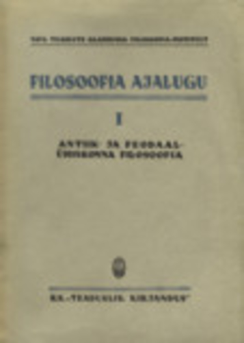 Filosoofia ajalugu (1. osa)