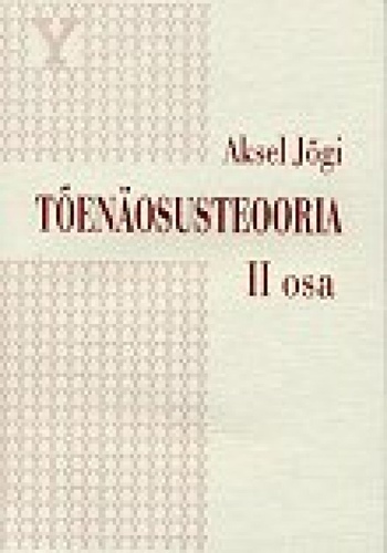 Tõenäosusteooria. II osa