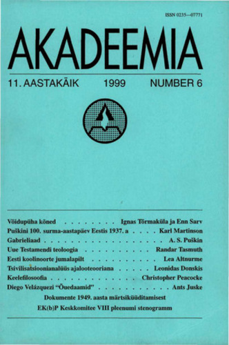Akadeemia 6/1999
