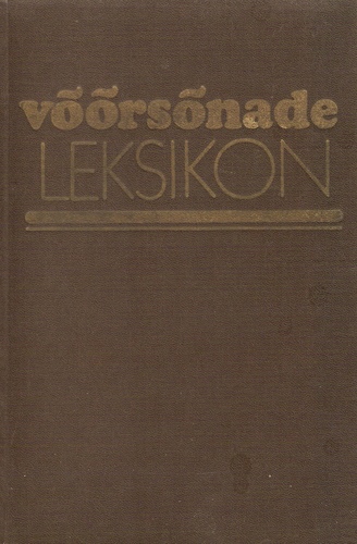 Võõrsõnade leksikon (4. trükk)