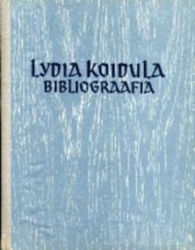 Lydia Koidula bibliograafia