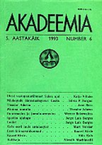 Akadeemia 6/1993