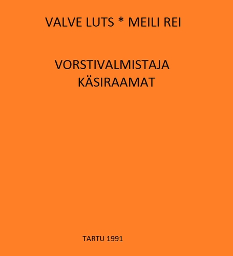 Vorstivalmistaja käsiraamat