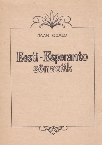 Eesti-esperanto sõnastik