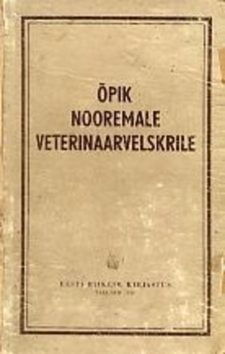 Õpik nooremale veterinaarvelskrile