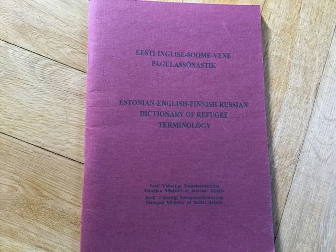 Eesti-inglise-soome-vene pagulassõnastik