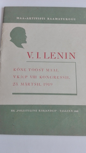 Kõne tööst maal VK(b)P VIII kongressil 23. märtsil 1919