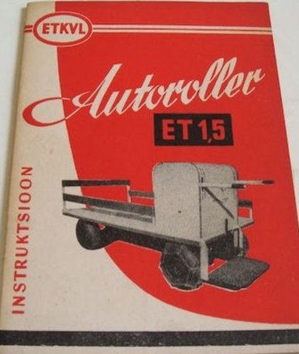 Instruktsioon Autoroller ET 1,5