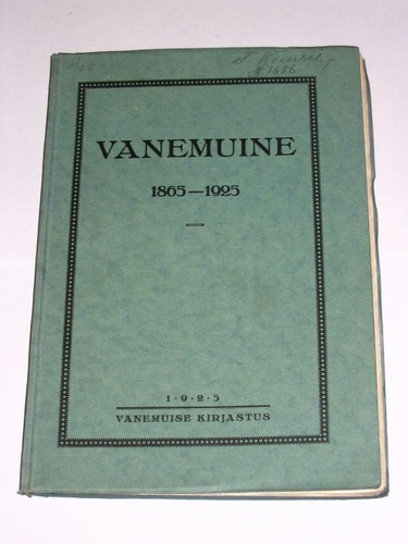 Vanemuine 1865-1925