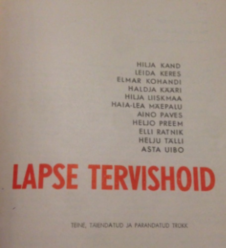 Lapse tervishoid