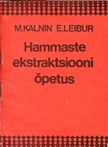 Hammaste ekstraktsiooni õpetus