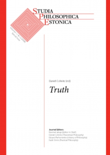 Truth / Special Issue, vol 1.1 & 1.2