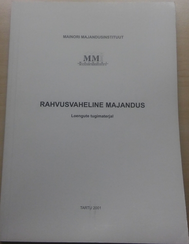 Rahvusvaheline majandus. Loengute tugimaterjal.