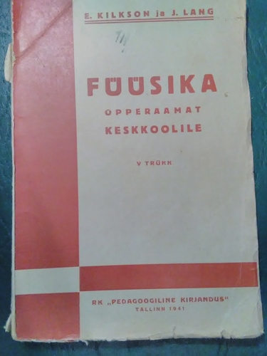 Füüsika õpperaamat keskkoolile