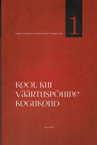 Kool kui väärtuspõhine kogukond