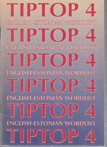 TipTop 4 English-Estonian wordlist