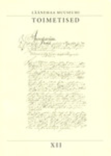 Läänemaa Muuseumi toimetised XII