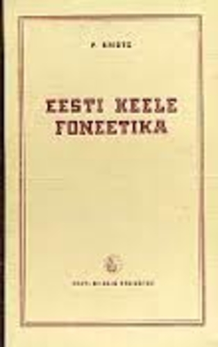 Eesti keele foneetika