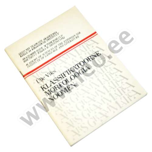 Klassifikatoorne morfoloogia. Noomen