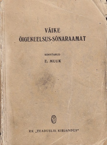 Väike õigekeelsus-sõnaraamat