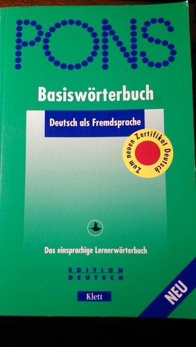 PONS Basiswörterbuch Deutsch als Fremdsprache