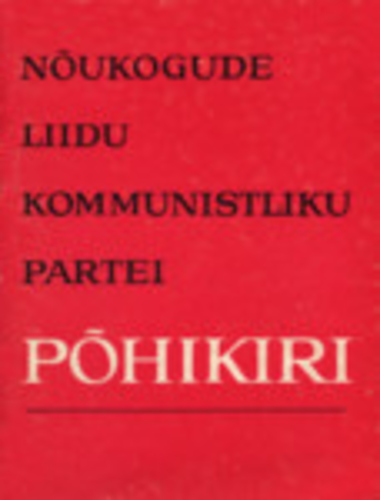 Nõukogude Liidu Kommunistliku Partei põhikiri