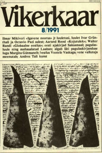 Vikerkaar 8/1991