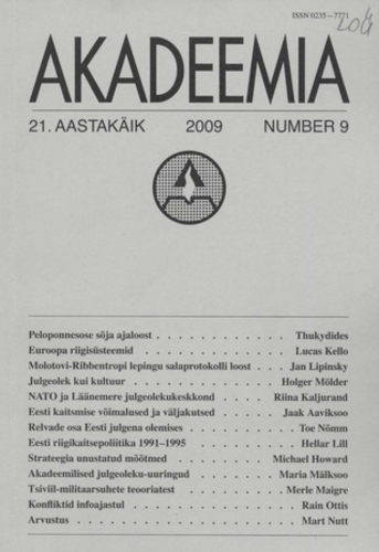 Akadeemia 9/2009