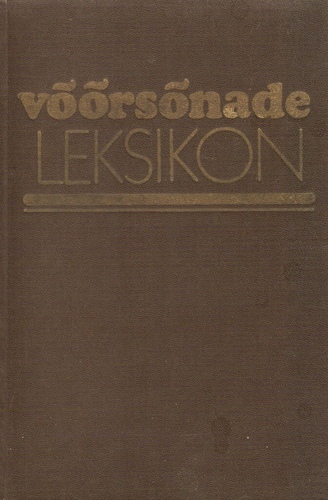 Võõrsõnade leksikon (2. trükk)