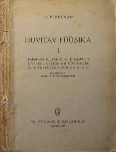 Huvitav füüsika I