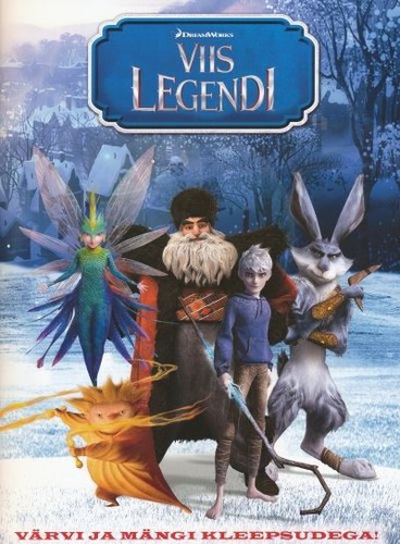 Viis legendi. Värvi ja mängi kleepsudega!