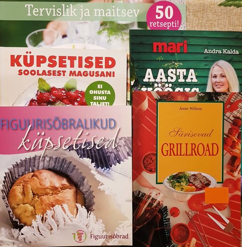 Erinevad retseptiraamatud