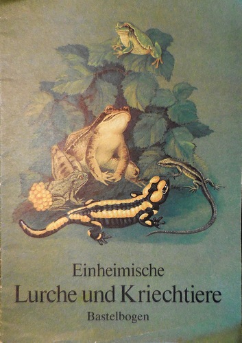 Einheimische Lurche und Kriechtiere (Bastelbogen)