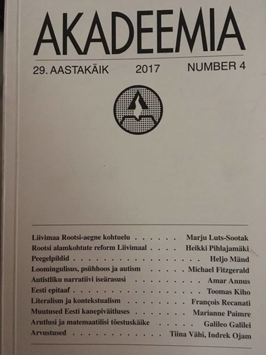 Akadeemia 4/2017