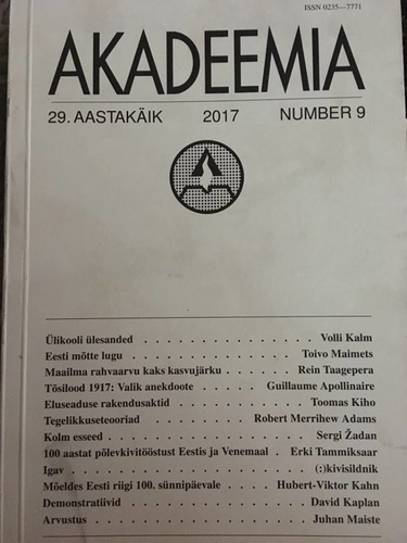 Akadeemia 9/2017