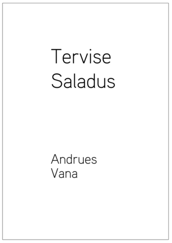Tervise Saladus