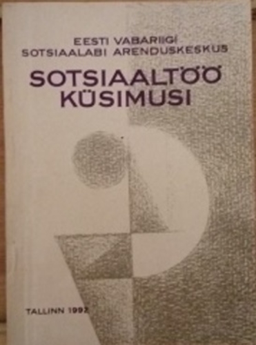 Sotsiaaltöö küsimusi. 1