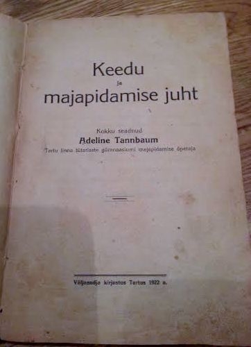 Keedu ja majapidamise juht