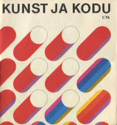 Kunst ja Kodu 1/1976
